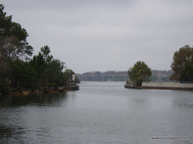 "Water Bridge" Between Bay Lake and Seven Seas Lagoon